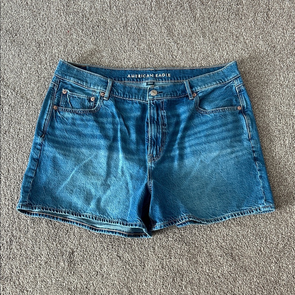American Eagle Outfitters Women's Classic Blue Jean Shorts